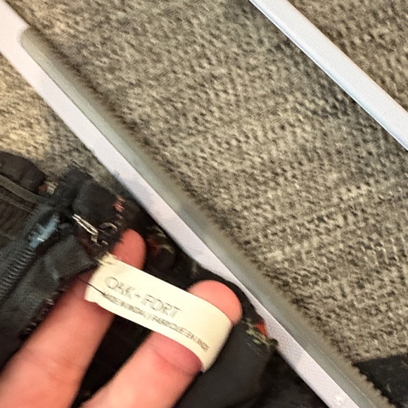 OAK + FORT Black Floral Long Sleeve Dress - Picture 5 of 6